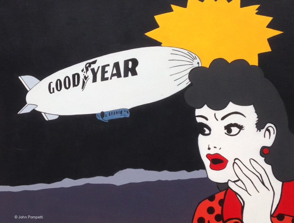Goodyear popart painting